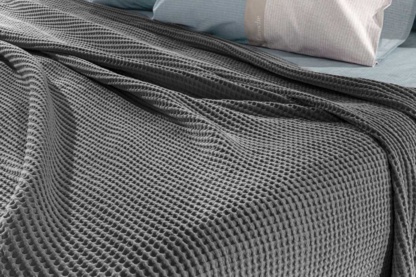 Κουβέρτα Eternity Anthracite 260x240 - Image 3