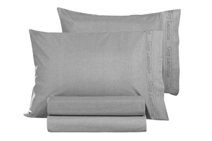 Ζεύγος Μαξιλαροθήκες Easy Iron Color Plus Silver - Guy Laroche