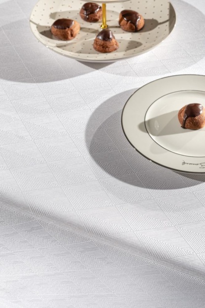 Τραπεζομάντηλο Motion White 160x320 - Image 2