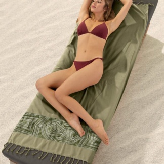 Πετσέτα θαλάσσης PESTEMAL 16 Khaki 90x170