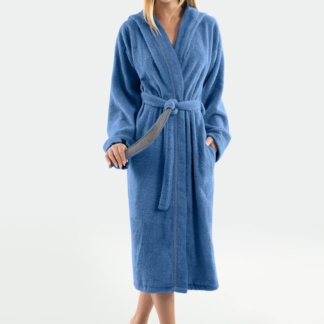 Μπουρνούζι Casual Blue Medium