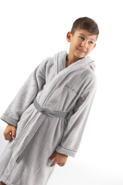 Παιδικό Μπουρνούζι Guy Laroche Γκρι - Kiddies Silver