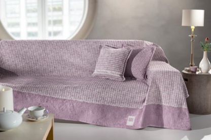 ΠΡΟΣΦΟΡΑ!! Ριχτάρι Parfait Lilac Διθέσιου Καναπέ 180x250