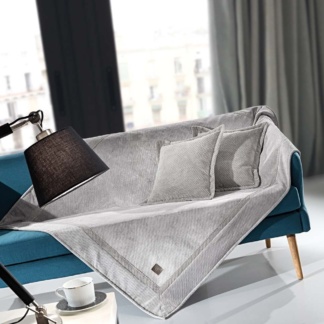 Ριχτάρι Πολυθρόνας Γκρι, Αδιάβροχο Και Αντιολισθητικό - Guy Laroche Rubicon Elephant