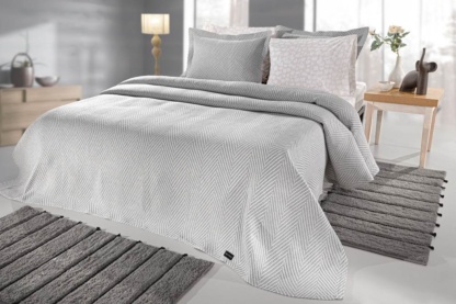 Σετ 2τμχ. χαλάκια κρεβατοκάμαρας Calypso Titanium 60x120