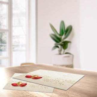 Πασχαλινό Σουπλά, Μπεζ Με Κόκκινο Και Χρυσό - Saint Clair Easter 13