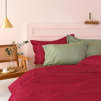 ΣΕΝΤΟΝΙΑ 240X270 SATEEN RIGA - BORDEAUX