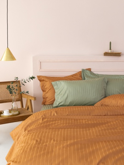 ΣΕΝΤΟΝΙ 240X270 SATEEN RIGA - CARAMEL - Image 2