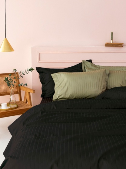 ΜΑΞΙΛΑΡΟΘΗΚΕΣ 52X75 SATEEN RIGA - BLACK - Image 2