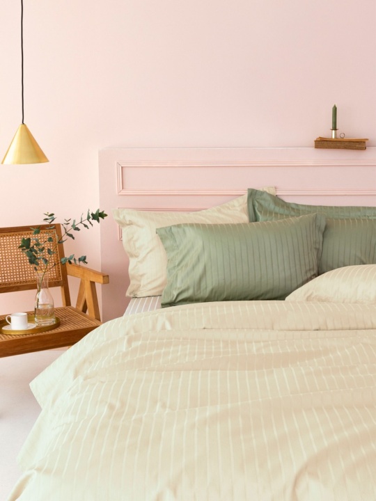 ΜΑΞΙΛΑΡΟΘΗΚΕΣ 52X75 SATEEN RIGA - CREAM - Image 2