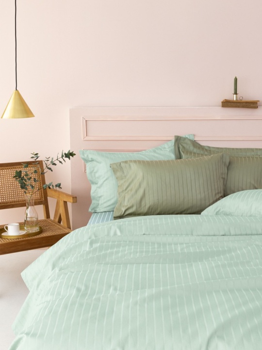 ΜΑΞΙΛΑΡΟΘΗΚΕΣ 52X75 SATEEN RIGA - MINT - Image 2
