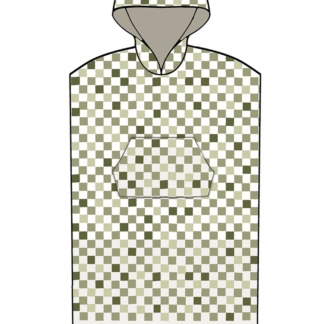 PONCHO ΜΕ ΚΟΥΚΟΥΛΑ CHECKS