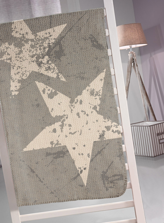 Παιδική κουβέρτα μονή, ultrasoft με αστέρια Saint Clair Galaxy