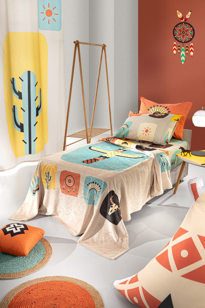 Κουβέρτα Ultrasoft Indian 160x220 - Saint Clair