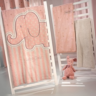 Κουβέρτα Ultrasoft Africa Pinky 110x140 - Saint Clair
