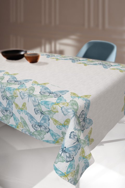Τραπεζομάντηλο Αλέκιαστο Saint Clair 1031 Aqua