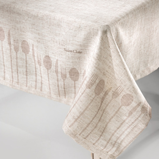 Τραπεζομάντηλο 1007 Beige 145x145 - Saint Clair