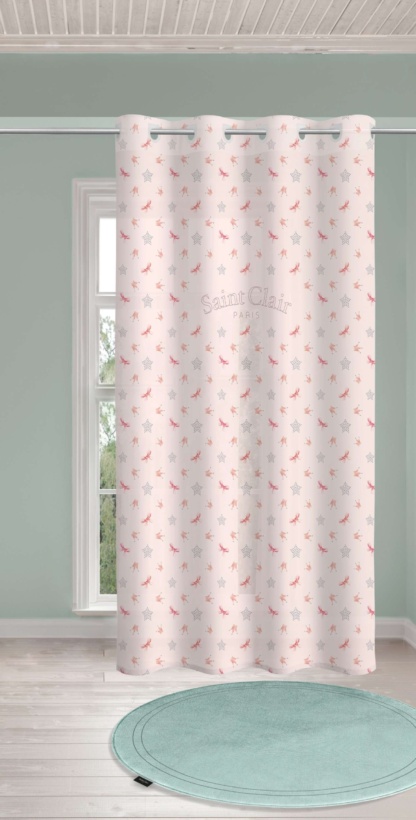 Παιδική & Βρεφική Κουρτίνα Soft-Touch Rosie Pinky V2 160x240 - Saint Clair