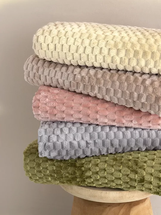 Μονόχρωμη Κουβέρτα Fleece Palamaiki Aster
