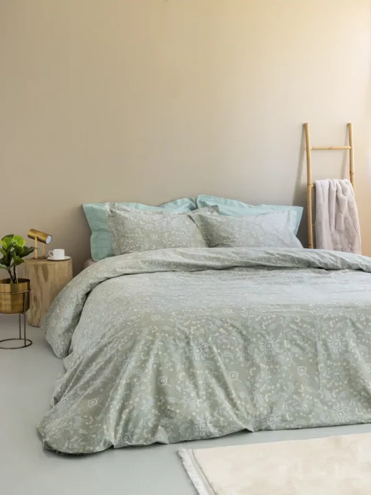 Σεντόνια King Size Εμπριμέ, Από 100% Βαμβάκι Σατέν 300 Κλωστών - Palamaiki Pale