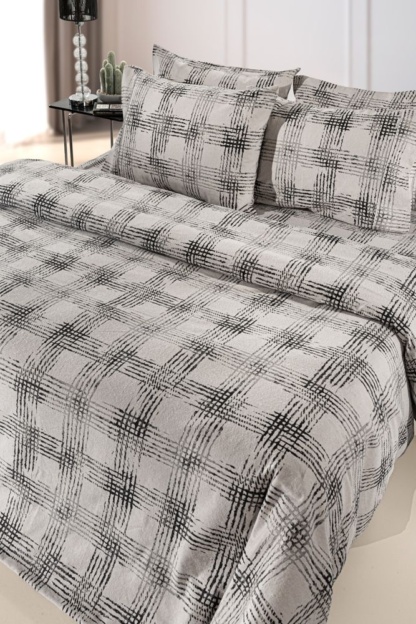 Σεντόνια King Size Από Βαμβακερή Φανέλα - Guy Laroche Mezzo Natural Flannel