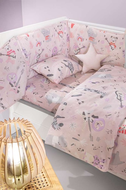 Βρεφικά Σεντόνια Κούνιας Guy Laroche Jazz Lilac