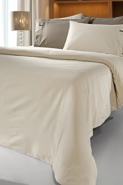 Σεντόνι King Size Βαμβακοσατέν, Στο Μπεζ Χρώμα Της Άμμου, Μονόχρωμο - Guy Laroche Minimal Natural