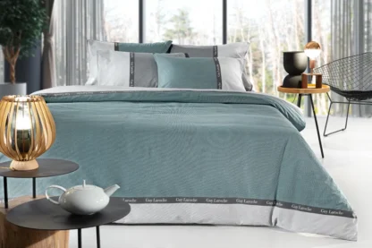 Σετ 4τμχ. Σεντόνια με Λάστιχο Memphis Aqua 170x200+32 - Guy Laroche