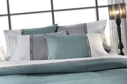 Σετ 4τμχ. Σεντόνια με Λάστιχο Memphis Aqua 170x200+32 - Guy Laroche - Image 3