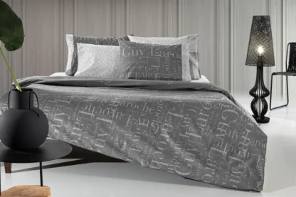 Σετ 4τμχ. Σεντόνια με Λάστιχο Paris Anthracite 170x200+32 - Guy Laroche