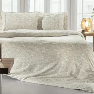 Σετ Παπλωματοθήκη 3τμχ. Eloide Natural Flannel 225x245 - Guy Laroche