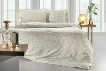 Σετ Παπλωματοθήκη 3τμχ. Eloide Natural Flannel 225x245 - Guy Laroche