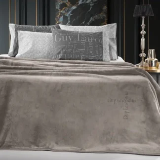 Βελουτέ Κουβέρτα Logo Vison 160x220 - Guy Laroche