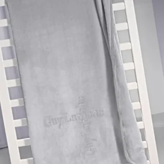 Βελουτέ Bebe Κουβέρτα Logo Silver 110x140 - Guy Laroche