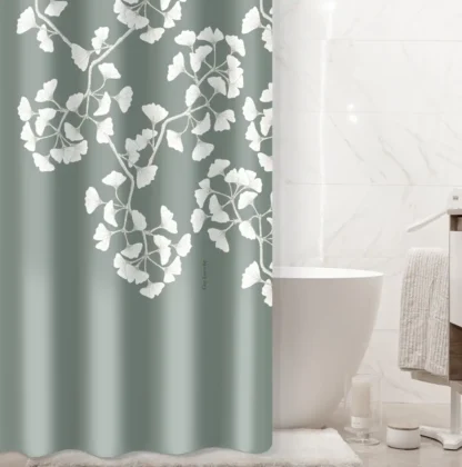 Κουρτίνα Μπάνιου Lavina Cement 180x185 - Guy Laroche