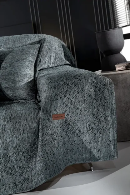 Ριχτάρι Nobel Anthracite 4θέσιος 180Χ350 - Guy Laroche - Image 4