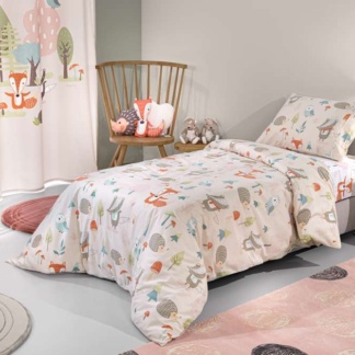 Σετ 3τμχ. Παιδικά Σεντόνια Timber Pudra - Saint Clair