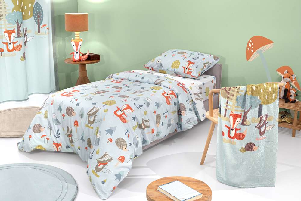 Σετ 3τμχ. Παιδικά Σεντόνια Timber Mint - Saint Clair