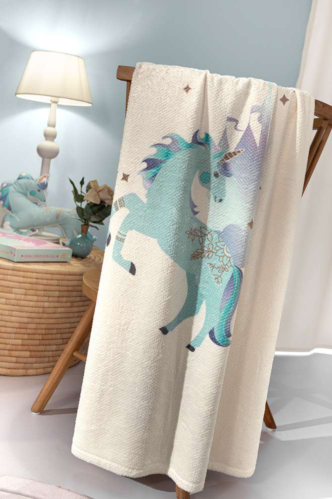 Κουβέρτα Ultrasoft Pinto Aqua 160x220 - Saint Clair