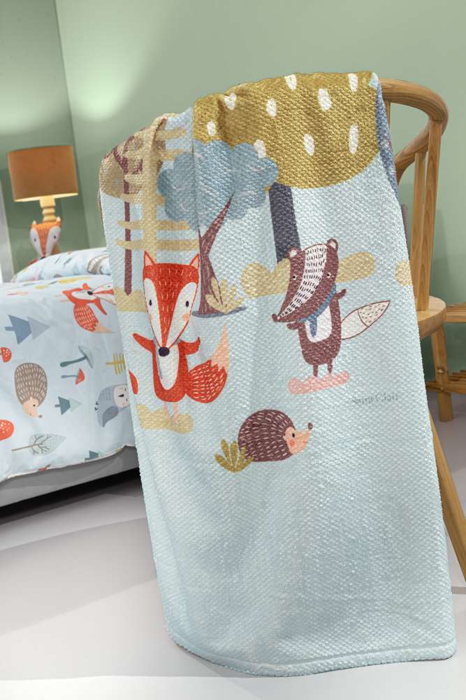 Κουβέρτα Ultrasoft Timber Mint 160x220 - Saint Clair