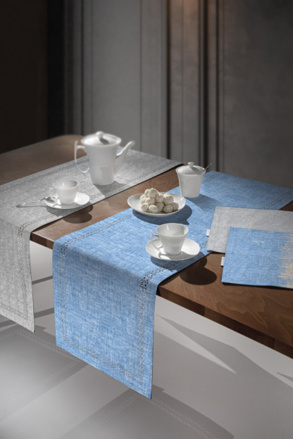 Σουπλά 3042 Blue Jean Beige 45x33 - Saint Clair