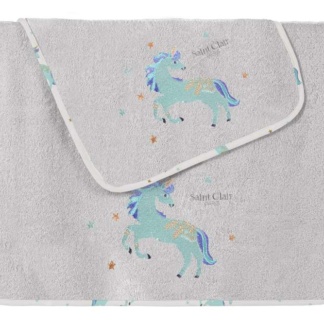 Σετ 2τμχ. Βρεφικές - Παιδικές Πετσέτες Pinto Aqua - Saint Clair