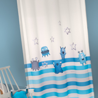 Κουρτίνα Soft - Touch Monsters Blue 160x240 - Saint Clair