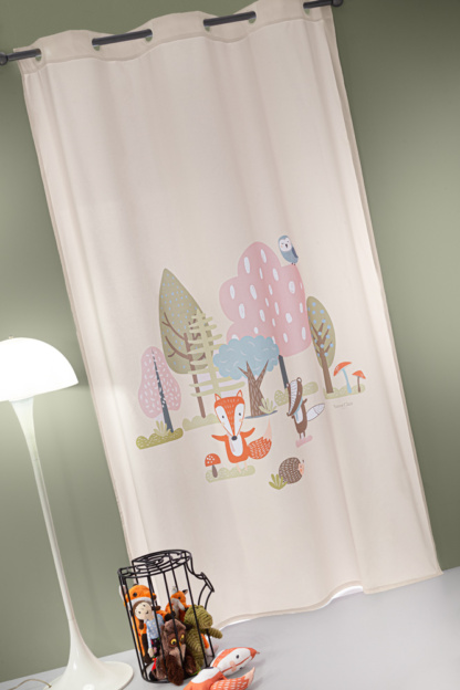 Κουρτίνα Soft - Touch Timber Pudra 160x240 - Saint Clair