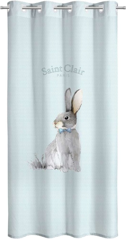 Κουρτίνα Soft - Touch Lapin Blue 160x240 - Saint Clair
