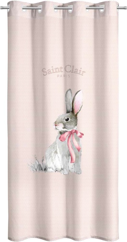 Κουρτίνα Soft - Touch Lapin Pink 160x240 - Saint Clair