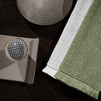 Σετ 2τμχ. Πετσέτες Κουζίνας Tissus Khaki 40x60 - Guy Laroche