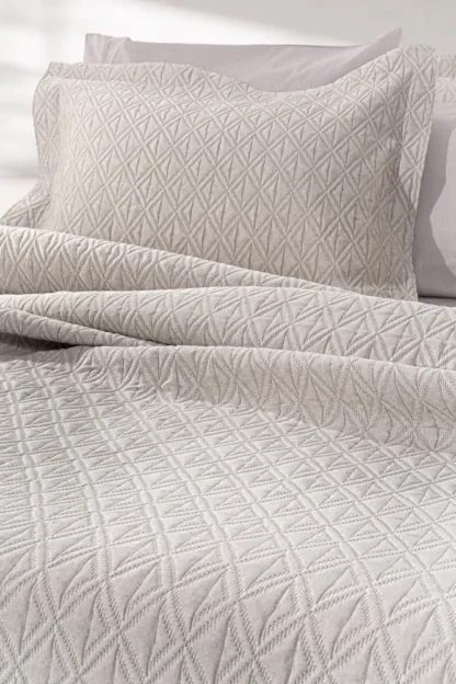 Κουβέρτα Υπέρδιπλη Εκρού Guy Laroche Oasis Linen
