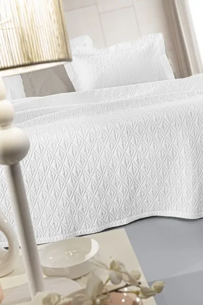 Λευκή Κουβέρτα Guy Laroche Oasis White