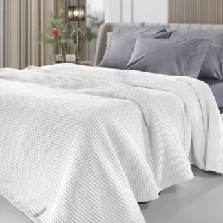 Κουβέρτα Eternity Snow White 230x240 - Guy Laroche